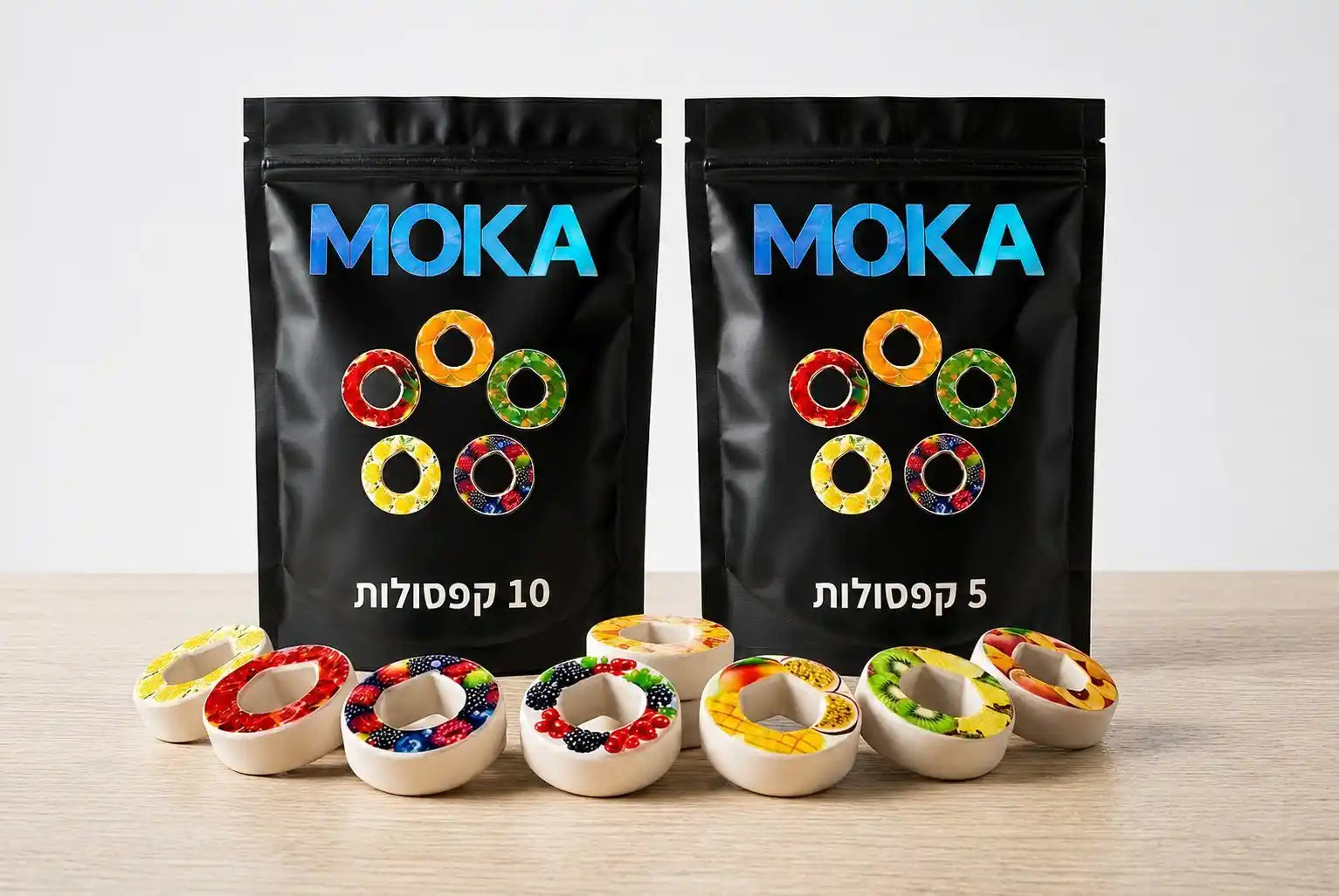 שקית קפסולות בטעם נבחר